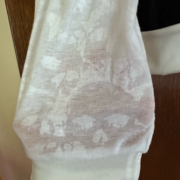 Flame skull cardigan up cycle burn out hand made XL - Picture 5 of 5